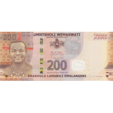 (321) ** PNew ((PN45) Eswatini (Swaziland) - 200 Emalangeni Year 2023